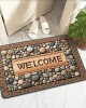 Temu labelled retro entrance doormats, absorbent, non-slip, easy-care entryway mats, cross-border supply