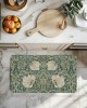 TEMU cross-border American retro floral diatom mud absorbent floor mats, quick-drying, non-slip bathroom and toilet foot mats, in stock.