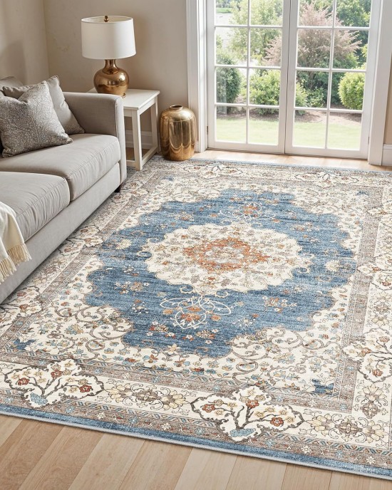 Cross-border Amazon Persian carpet, living room, stain-resistant, non-slip sofa blanket, bedroom wall-to-wall, skin-friendly, easy-care bedside rug Cross-border Amazon Persian carpet, living room, stain-resistant, non-slip sofa blanket, bedroom wall-to-wall, skin-friendly, easy-care bedside rug