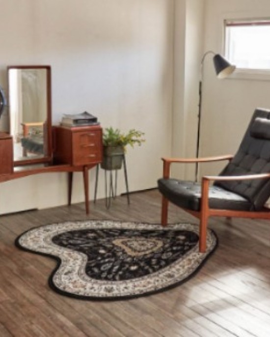 Cross-border shaped Persian floor mats, hot-selling living room decorative mats, sofa anti-slip blankets, bedroom bedside blankets for wholesale