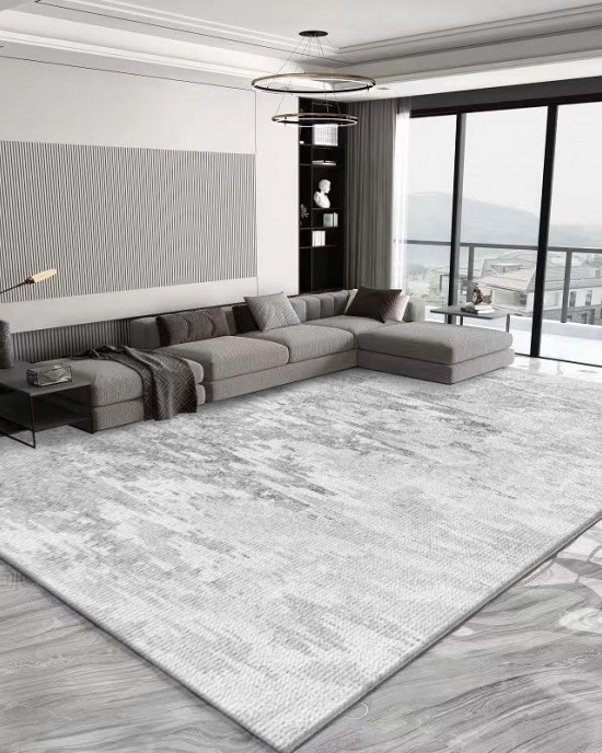 High-end, simple, stain-resistant living room carpet, large wall-to-wall blanket, home bedroom bedside rug, wear-resistant sofa blanket