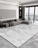 High-end, simple, stain-resistant living room carpet, large wall-to-wall blanket, home bedroom bedside rug, wear-resistant sofa blanket