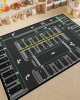 Cartoon children's parking lot patterned play rug, living room decorative rug, bedroom bedside blanket, in stock for dropshipping