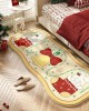 Cartoon Christmas series imitation cashmere bedroom decorative bedside blanket, home room cooling thickened carpet available for dispatch