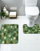 Cross-border modern minimalist diatom mud floor mat, absorbent and stain-resistant bathroom, U-shaped two-piece toilet mat set available for delivery.