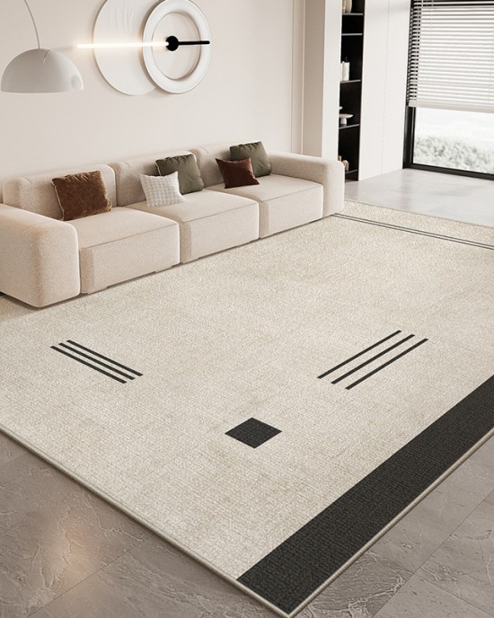 Living room carpets, stain-resistant and easy-care, Nordic-lined, non-slip, wear-resistant crystal velvet carpets, home insulation and warmth Living room carpets, stain-resistant and easy-care, Nordic-lined, non-slip, wear-resistant crystal velvet carpets, home insulation and warmth