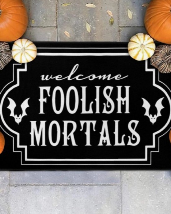 Cross-border Amazon Halloween floor mat, stain-resistant, easy-care floor mat for the home entryway, non-slip, absorbent floor mat for the bathroom. Cross-border Amazon Halloween floor mat, stain-resistant, easy-care floor mat for the home entryway, non-slip, absorbent floor mat for the bathroom.