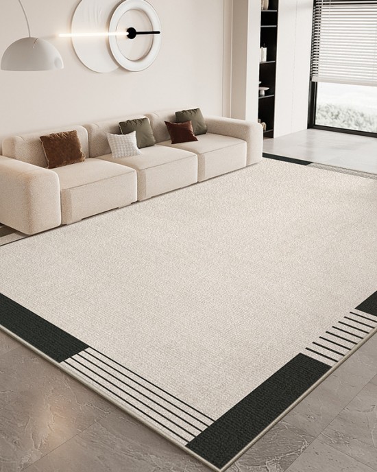 Living room carpets, stain-resistant and easy-care, Nordic-lined, non-slip, wear-resistant crystal velvet carpets, home insulation and warmth Living room carpets, stain-resistant and easy-care, Nordic-lined, non-slip, wear-resistant crystal velvet carpets, home insulation and warmth