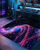 Cross-border Amazon starry sky carpet, stain-resistant and wear-resistant entrance doormat, gaming room, living room, and coffee table easy-care carpet
