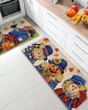 TEMU cross-border autumn pumpkin long kitchen mat, absorbent, stain-resistant, easy-to-care two-piece foot mat set available for delivery. TEMU cross-border autumn pumpkin long kitchen mat, absorbent, stain-resistant, easy-to-care two-piece foot mat set available for delivery.
