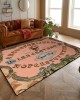 Amazon cross-border Halloween carpet, non-slip, stain-resistant, easy-care carpet, bedroom decorative bedside rug, available for shipping.
