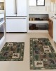 Temu cross-border retro American kitchen mats, labelable, non-slip, absorbent, and stain-resistant striped floor mats for home use. Temu cross-border retro American kitchen mats, labelable, non-slip, absorbent, and stain-resistant striped floor mats for home use.