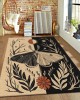 American retro animal carpet, living room decorative wall-to-wall rug, stain-resistant and wear-resistant area rug for bedroom bedside rug