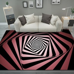 Cross-border carpets, living room sofa rugs, 3D vortex wall-to-wall carpets, creative three-dimensional floor mats available for shipping