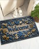 Temu labelled retro entrance doormats, absorbent, non-slip, easy-care entryway mats, cross-border supply