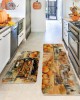 TEMU cross-border autumn pumpkin long kitchen mat, absorbent, stain-resistant, easy-to-care two-piece foot mat set available for delivery. TEMU cross-border autumn pumpkin long kitchen mat, absorbent, stain-resistant, easy-to-care two-piece foot mat set available for delivery.