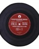 Cross-border vinyl CD record crystal velvet carpet, black 8, absorbent, non-slip carpet, durable and stain-resistant bedroom mat