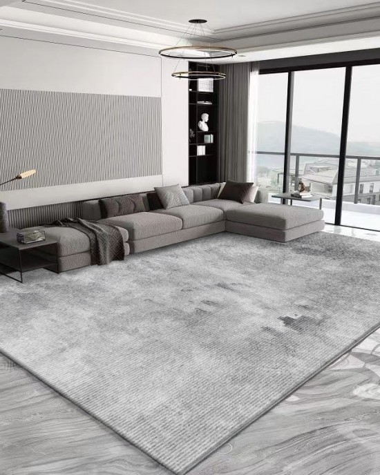 High-end, simple, stain-resistant living room carpet, large wall-to-wall blanket, home bedroom bedside rug, wear-resistant sofa blanket