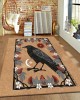 American retro animal carpet, living room decorative wall-to-wall rug, stain-resistant and wear-resistant area rug for bedroom bedside rug
