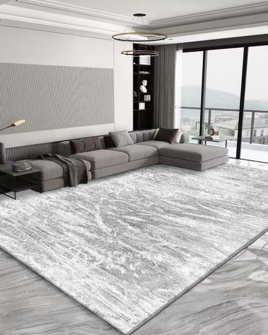 High-end, simple, stain-resistant living room carpet, large wall-to-wall blanket, home bedroom bedside rug, wear-resistant sofa blanket