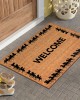 Cross-border doormat, factory wholesale, Amazon entryway mat, Welcome series stain-resistant mat.