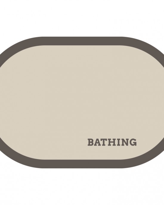 Diatom mud bathroom floor mat, absorbent, non-slip mat, quick-drying bathroom door mat, semi-circular simple floor mat, wholesale