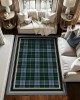 TEMU cross-border Christmas-style carpet for the living room, durable and stain-resistant, coffee table rug, bedroom, non-slip cooling rug.